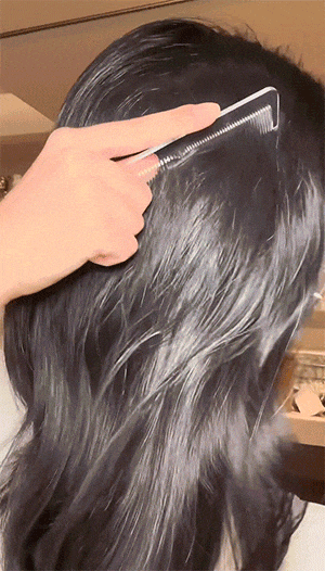 干好？10分钟轻松养成女明星「绸缎发」MG不朽情缘正版洗完头自然风干还是吹(图6)